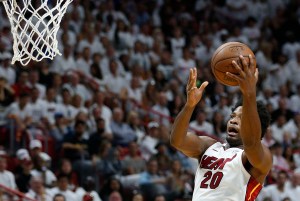 Miami Heat forward Justise Winslow.