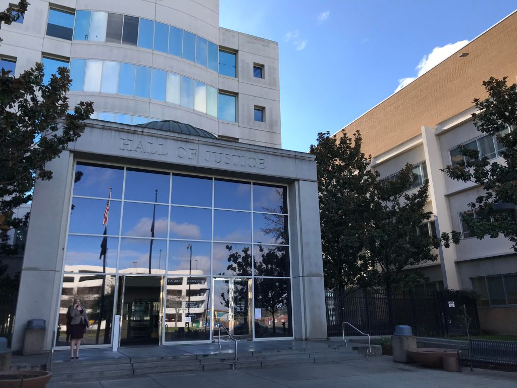 The Santa Clara Hall of Justice in San Jose, California.