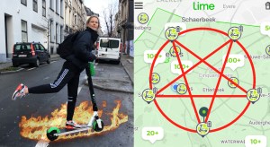 lime trottinette free floating bruxelles