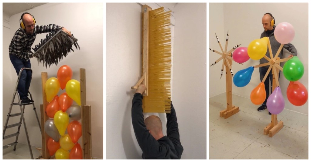 Artist Jan Hakon Erichsen Explains His Balloon Popping/Pasta Breaking Instagram Videos