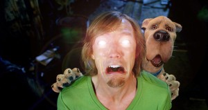 Shaggy from the movie Scooby-Doo 2: Monsters Unleashed with glowing white eyes