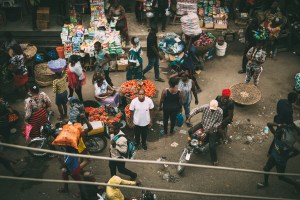 Der Autor in seiner Heimatstadt Lagos in Nigeria