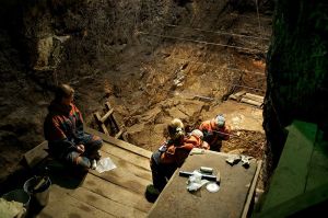 The cave in Siberia where the first Neanderthal and Denisovan hybrid was discovered last year. Image: Bence Viola/Max Planck Institute for Evolutionary Anthropology