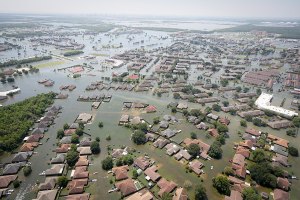 ​Port Arthur, Texas after Hurricane Harvey. Image: SC National Guard