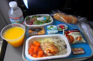 Airplane food