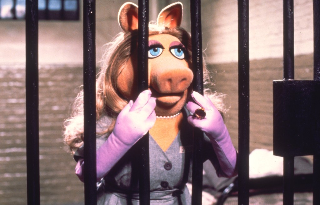 Miss Piggy in jail