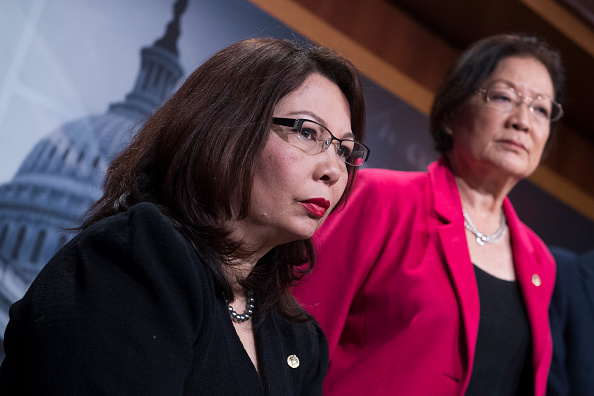 Tammy Duckworth and Mazie Hirono