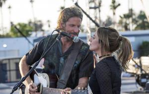 Bradley Cooper (jack maine) en (Ally Campana) Lady Gaga in a star is born