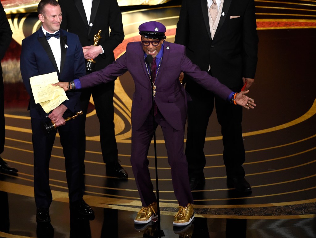 Trump thinks Spike Lee's Oscars speech was a "racist hit" on him