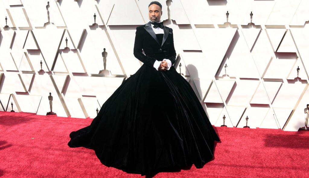 Billy Porter op de rode loper bij de Oscars