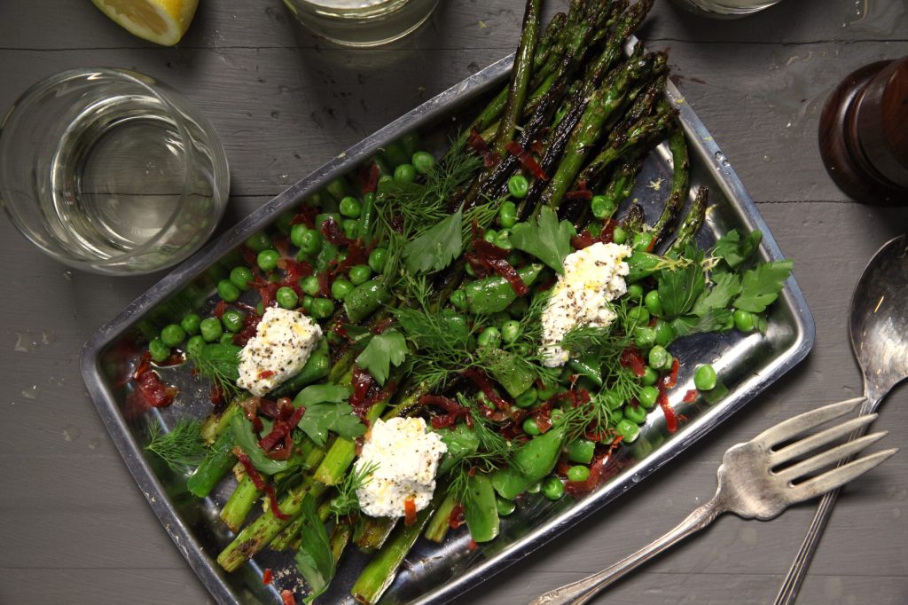 Salade Asperges Petits Pois