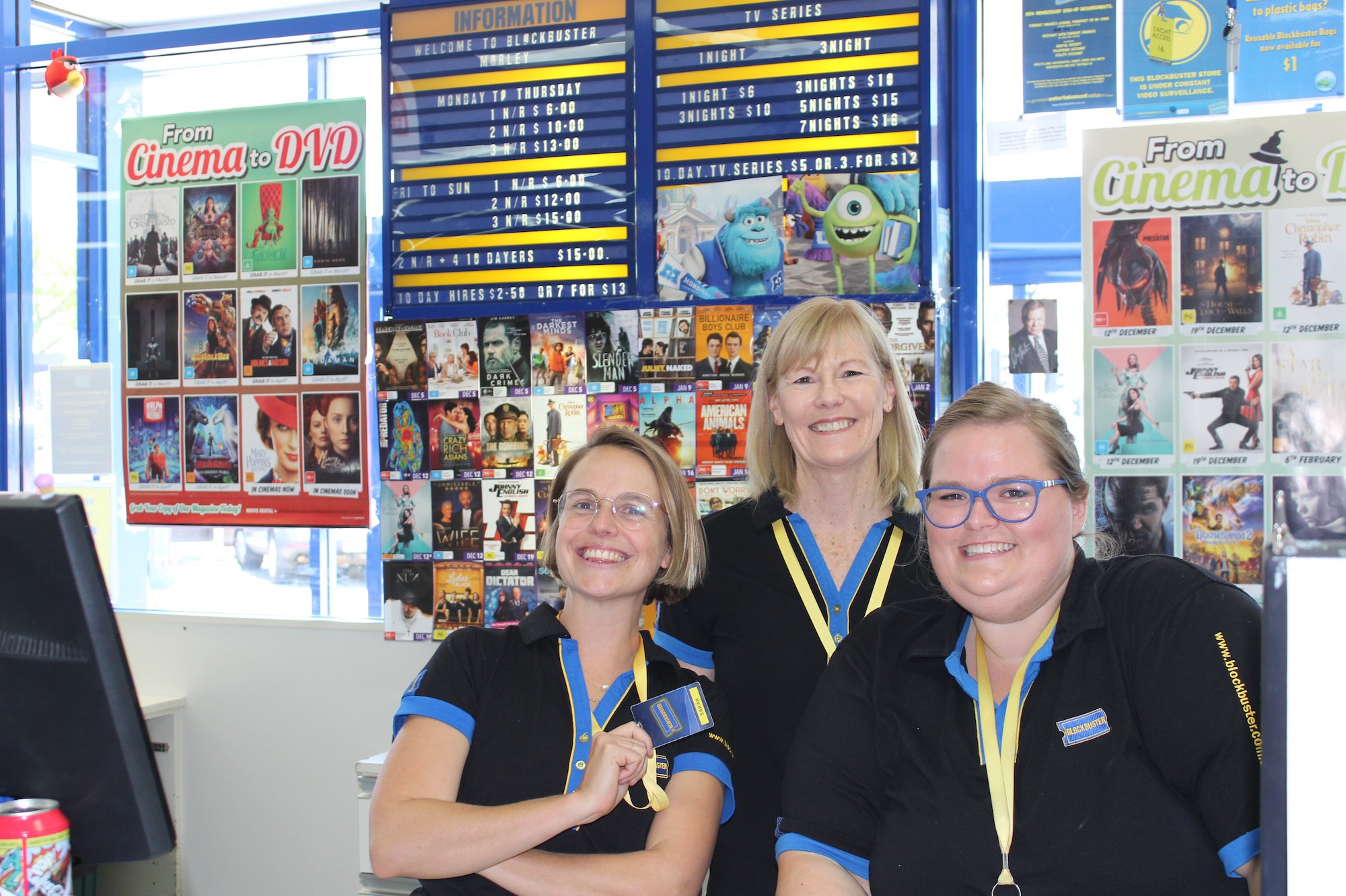 Staff at Australia's last Blockbuster