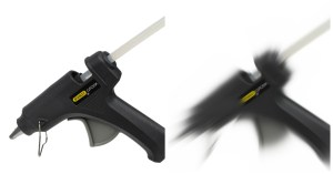 Radial blur glue gun