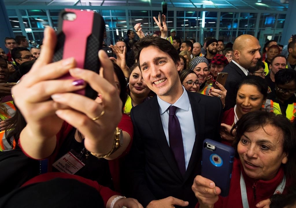 Trudeau selfie