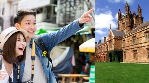 Two Chinese tourists and the University of Sydney