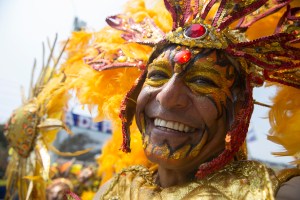 A Carnaval performer in Barranquilla, Colombia in March 2019