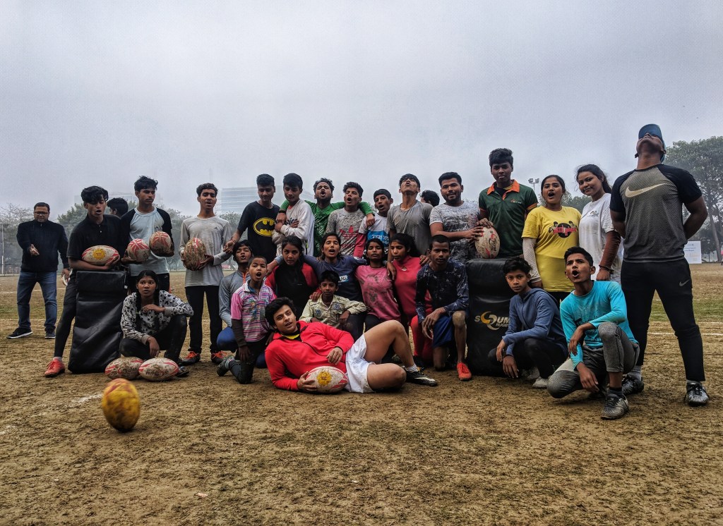 L'équipe de rugby de Yellow Streets