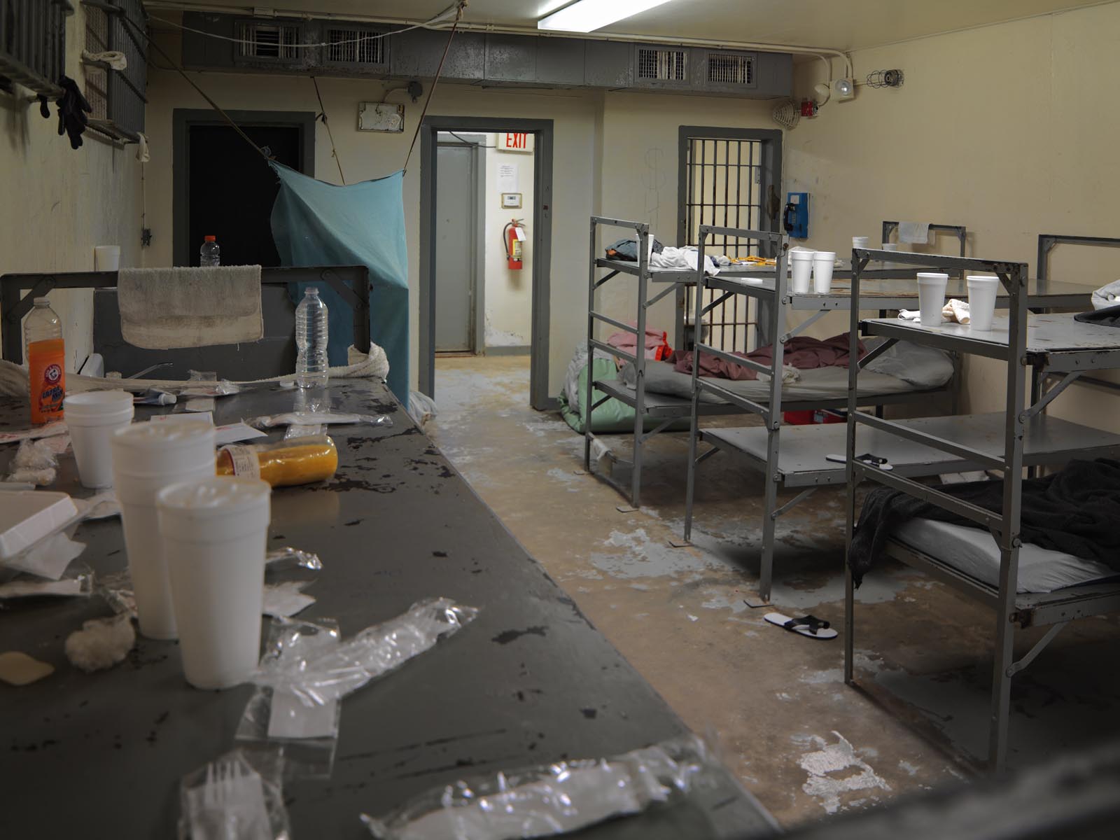 Men’s dormitory in Calhoun County Jail in Morgan