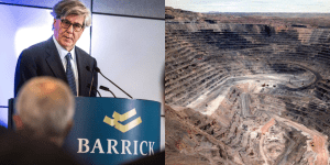 Barrick chairman and Barrick mine