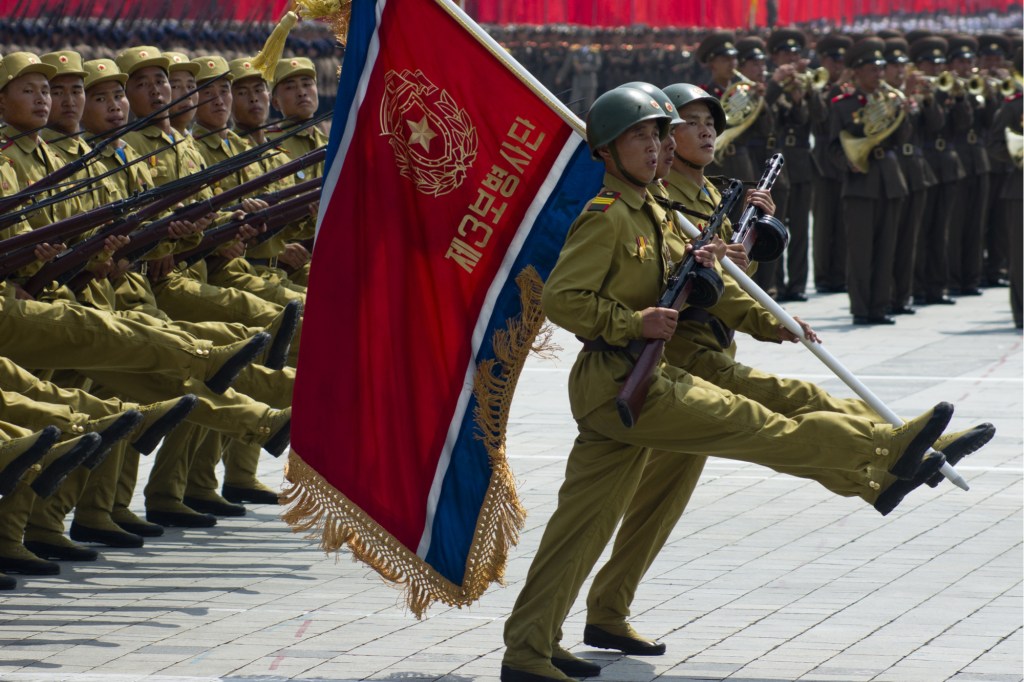 Parade militer Korea Utara di Pyongyang