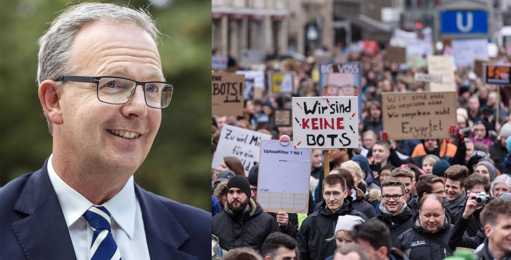 Axel Voss (CDU) und die Proteste gegen Artikel 13