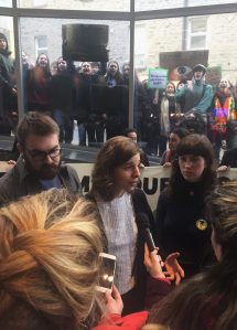 Les étudiants déçus de leur rencontre avec le ministre de l'Environnement