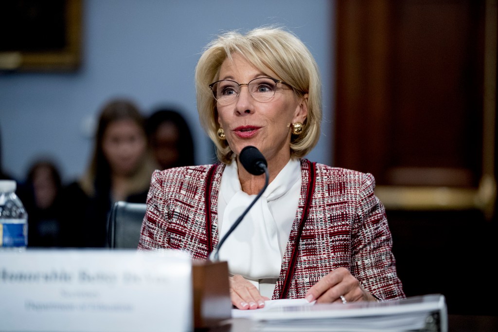 Betsy DeVos says “we’re not doing our children any favors” by funding Special Olympics