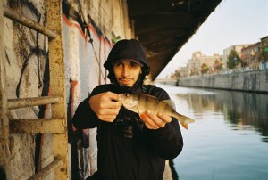 street fishers au canal de Bruxelles