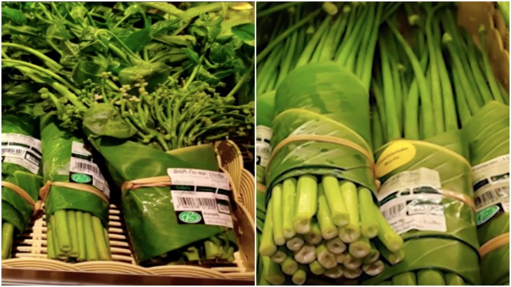 Kurangi Plastik, Supermarket di Thailand dan Vietnam Mulai Gunakan Daun Pisang