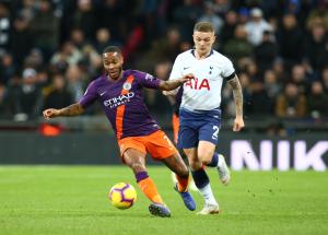 Manchester City Raheem Sterling Tottenham 2018 Wembley