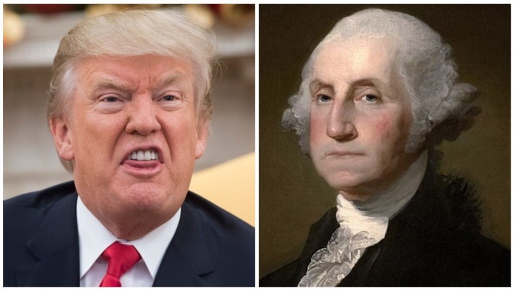 Donald Trump and George Washington