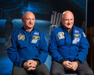 ​Mark and Scott Kelly. Image: NASA