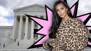 Kim Kardashian West vor dem Supreme Court in Washington