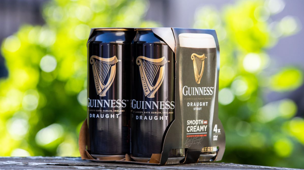 La Guinness sta lavorando su un packaging plastic free