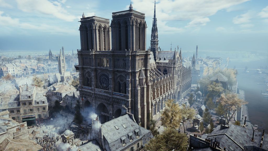 La catedral de Notre Dame en "Assassin's Creed: Unity"