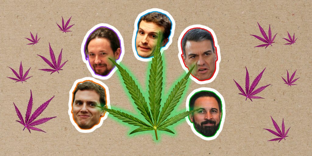 partidos políticos españa legalización marihuana