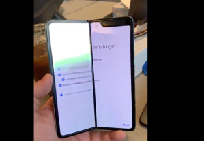 Un Samsung Galaxy Fold cassé