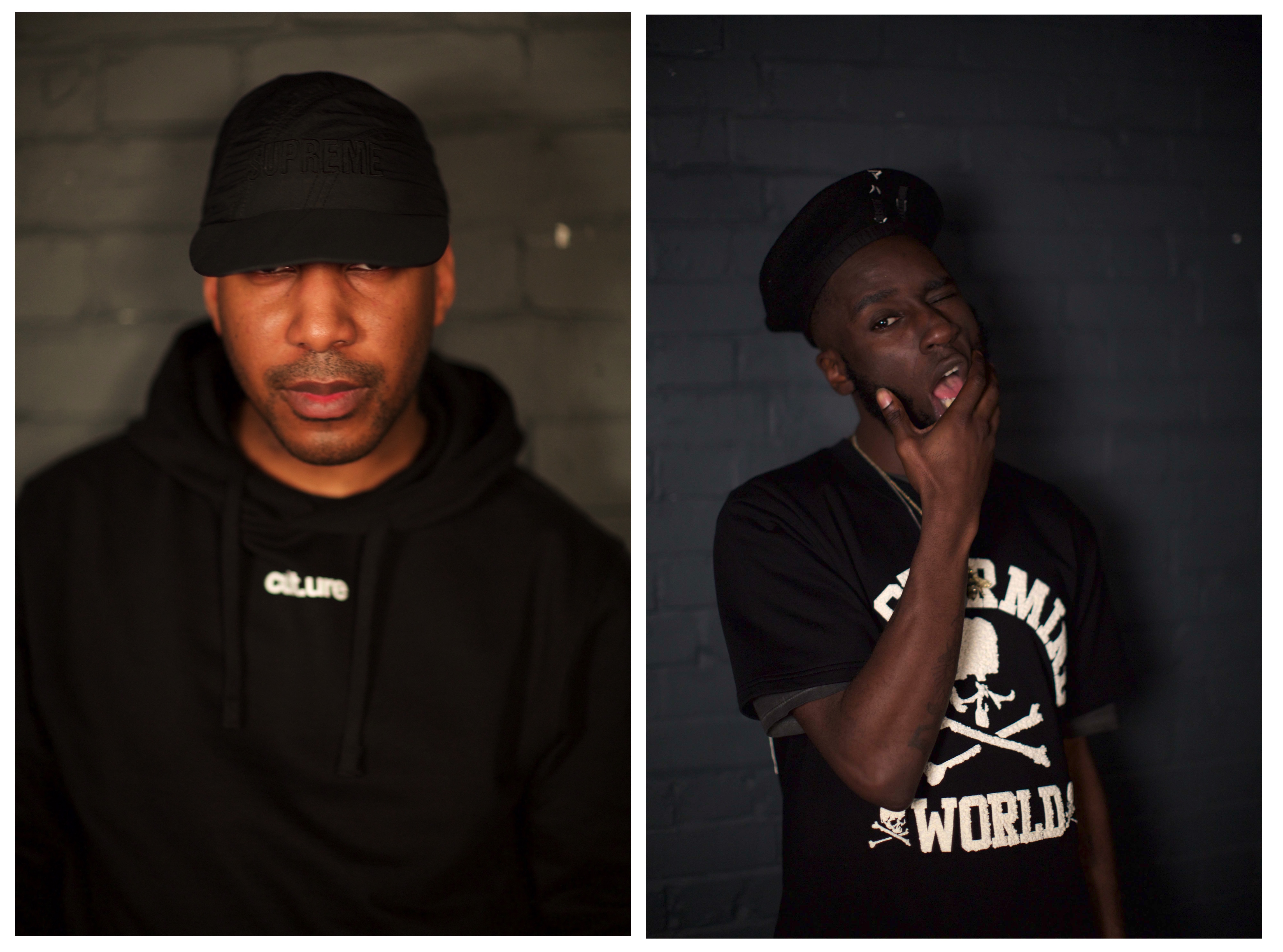 Shy FX (left) and Kojey Radical in 2019