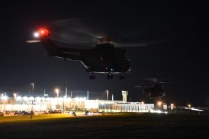 Des hélicoptères au-dessus de la prison