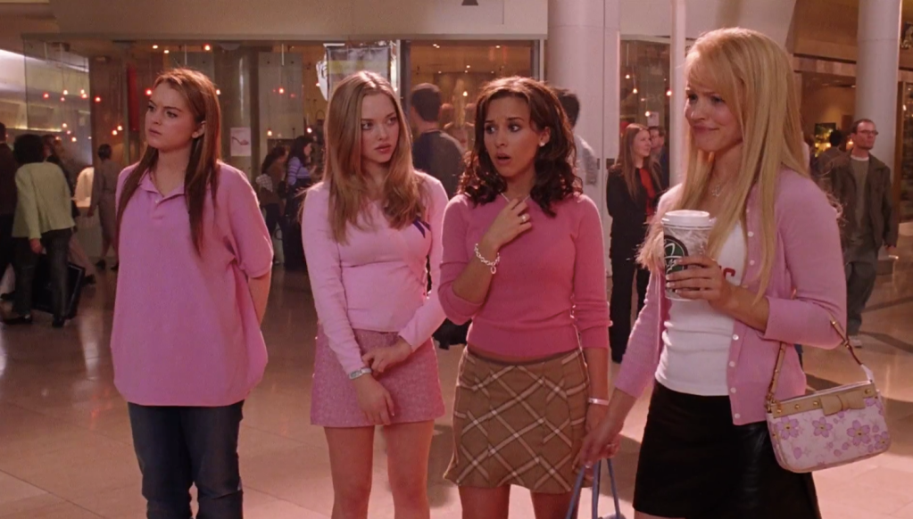 The Plastics from Mean Girls in Pink