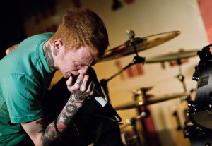 ​Frank Carter of Gallows performing live