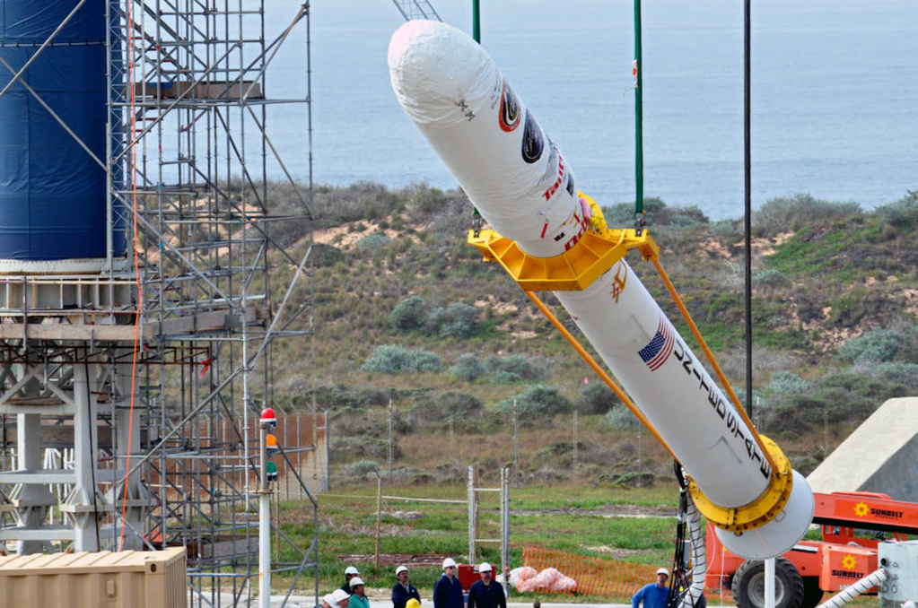 NASA's Glory satellite being prepared for launch. Image: NASA​