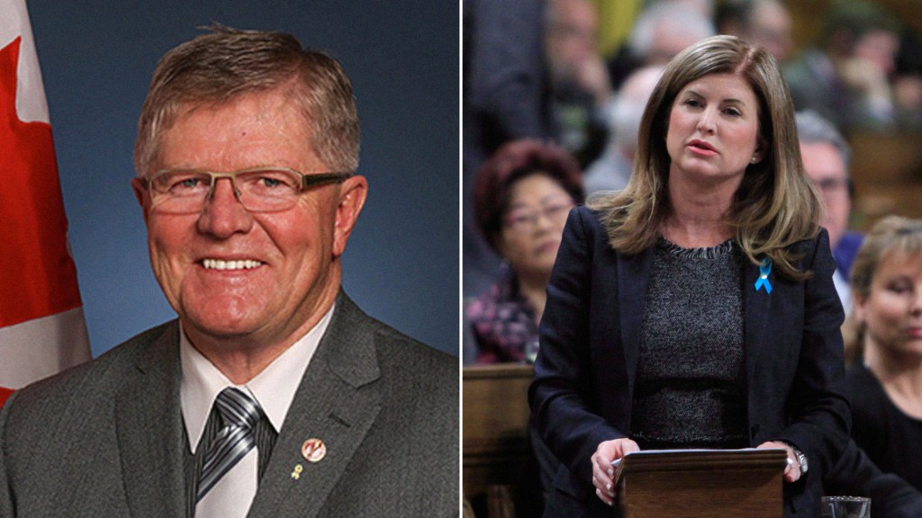 Don Plett and Rona Ambrose