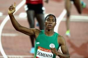 Caster Semenya wins gold in the Women's 800 metres final at the Gold Coast 2018 Commonwealth Games in Australia. Image: Jason O'Brien/Getty Images​​