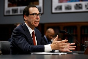 Steve Mnuchin is standing between Democrats and Trump's tax returns