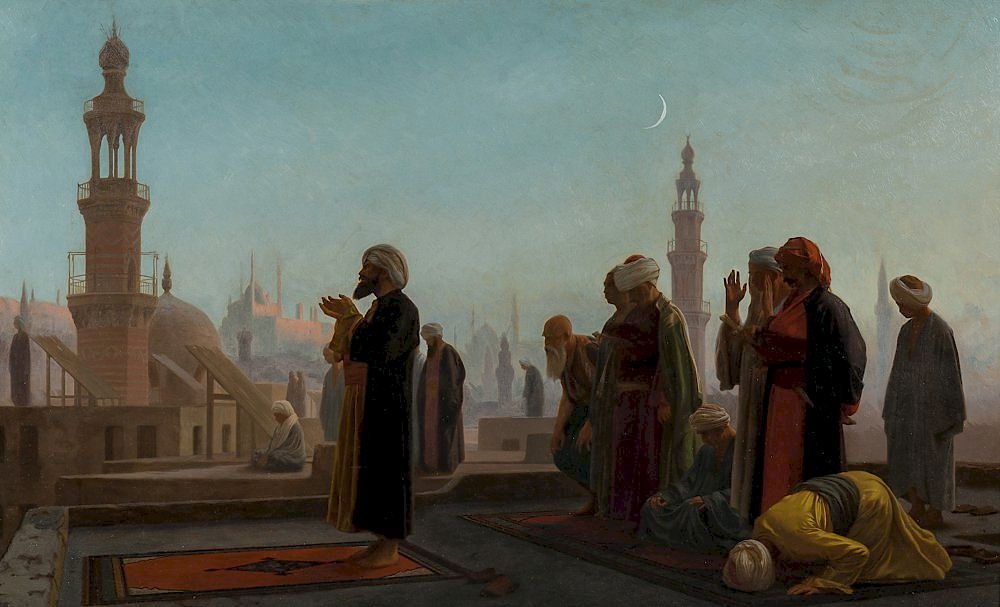 Evening_Prayer_by_Jean-Leon_Gerome_