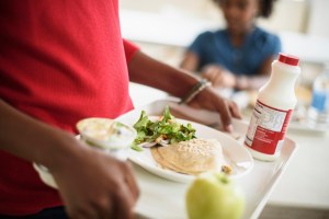 cafeteria school lunch tray