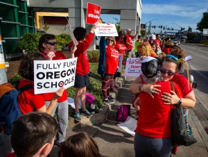 The Oregon teacher walkout isn't about pay raises