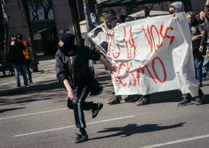 manifestación contra VOX