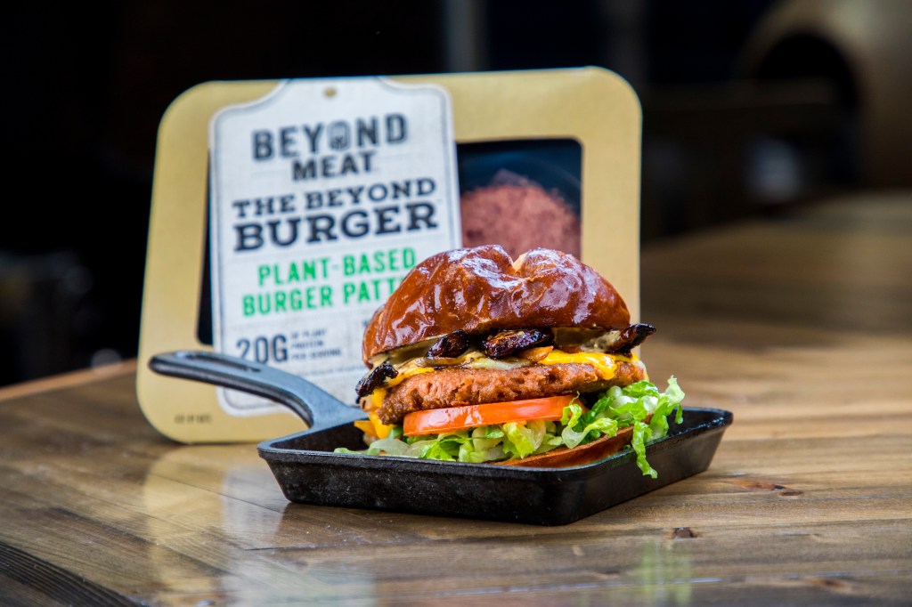 Quebec cattle farmers are taking aim at products like Beyond Meat's mushroom burger which is a plant-based protein